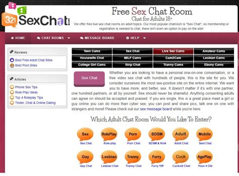 The adult chat rooms are free, and you can start instant messaging strangers or use the public forum. . 321 adult chat